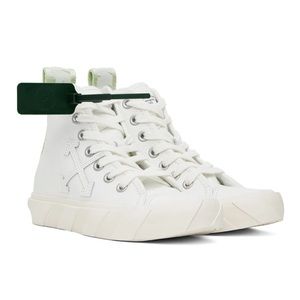 Off-White
Vulcanized Leather Mid-Top Sneakers